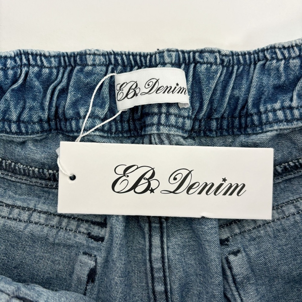 EB Denim Cargo Pants in Rain Wash Size XL - Picture 7 of 11